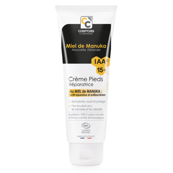 Comptoirs & Compagnies -- Crème pieds réparatrice au miel de manuka iaa15+ - 75 ml