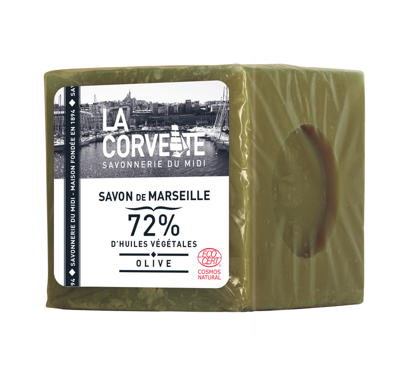La Corvette -- Cube de savon de marseille olive - 300 g