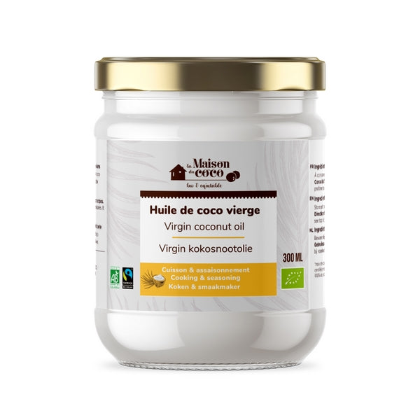 La Maison Du Coco -- Huile de coco vierge (origine Philippines) - 300 ml
