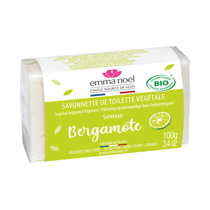 Emma Noël -- Savonnette bergamote bio - 100 g