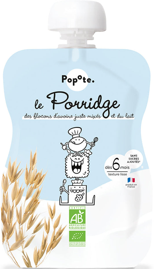 Popote -- Gourde lactée  porridge bio - 100 g