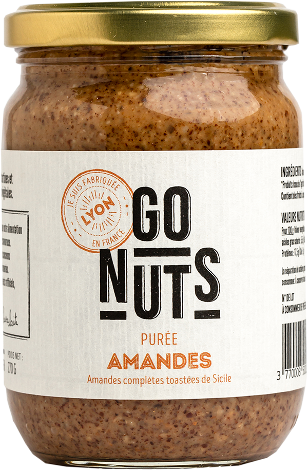 Go Nuts -- Purée d'amandes complètes toastées bio (origine Italie) - 270 g