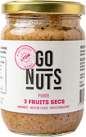 Go Nuts -- Purée 3 fruits secs bio - 250 g