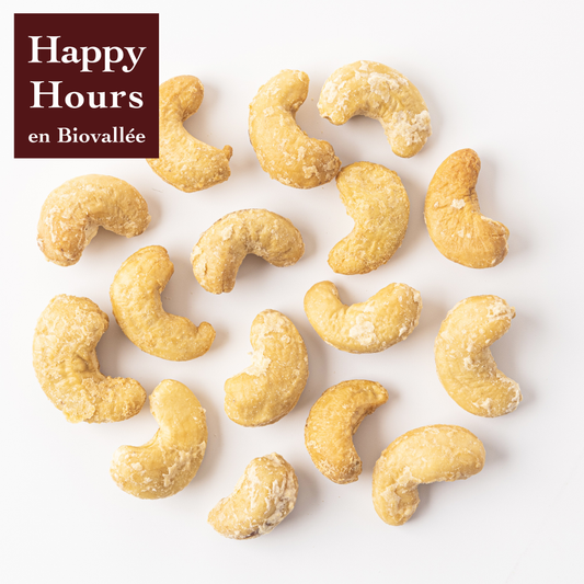 Happy Hours En Biovallée -- Cajou parmesan bio - cajou équitable Vrac - 5 kg