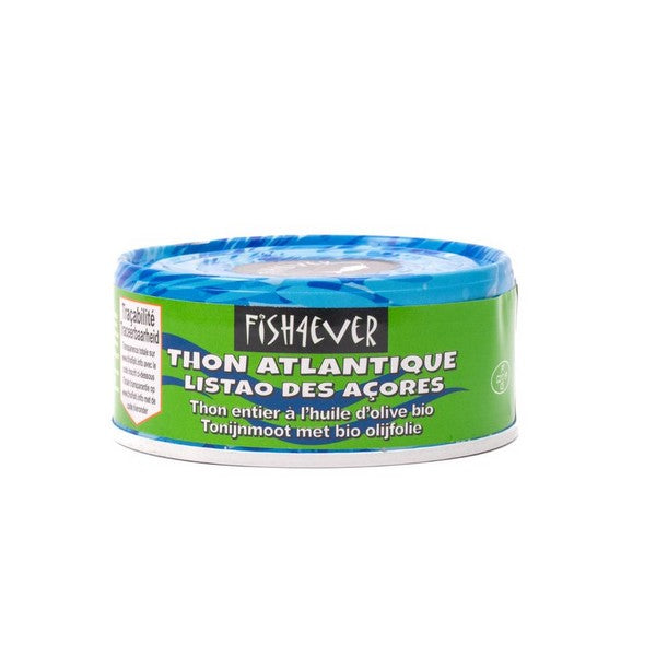 Fish4ever -- Thon entier à l'huile d'olive extra vierge bio - 160 g