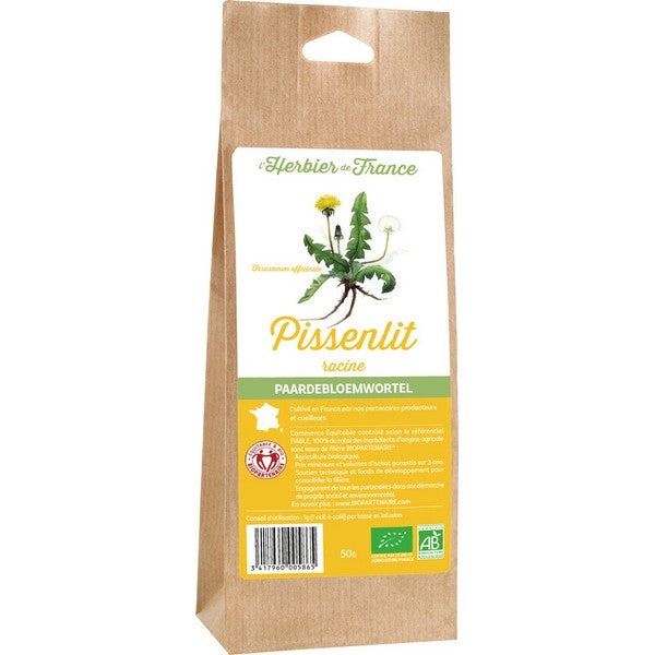 L'herbier -- Racine de pissenlit bio (origine France) - 50 g