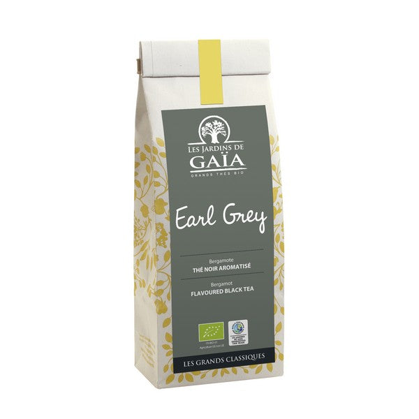 Jardins De Gaïa -- Thé noir bio earl grey (bergamote) - 100 g