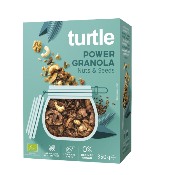 Turtle -- Power granola bio noix et graines - 350 g