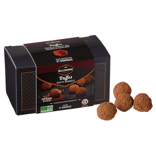Belledonne -- Ballotin truffes noir 74% recette originelle bio