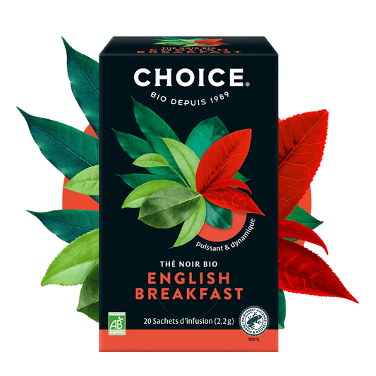 Choice -- Thé bio english breakfast - 20 sachets