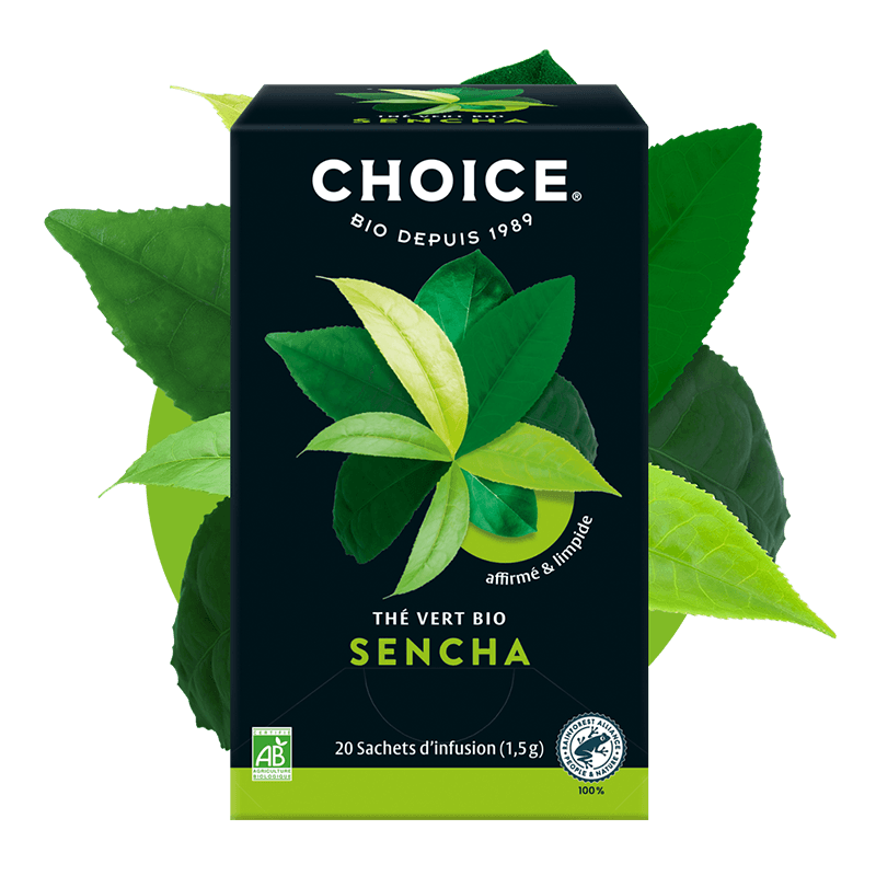 Choice -- Thé bio sencha - 20 sachets