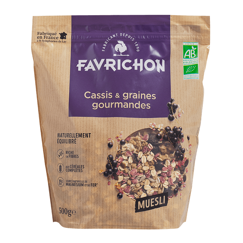 Favrichon -- Muesli cassis & graines gourmandes - 500 g