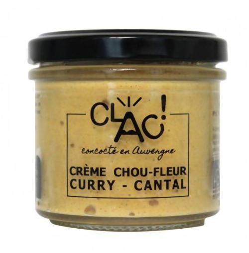 Clac -- Crème de chou fleur curry et cantal bio - 100 g