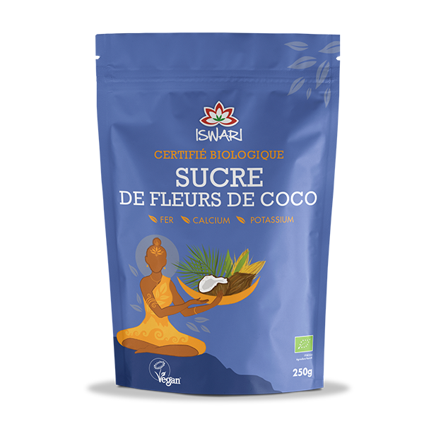 Iswari -- Sucre de coco bio (origine Hors UE) - 250 g