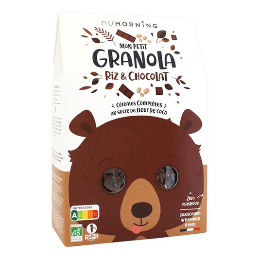 Nümorning -- Mon petit granola riz & chocolat bio - boîte 300 g