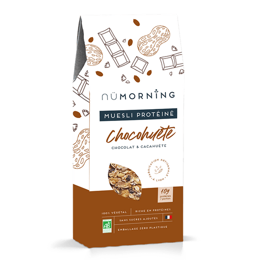 Nümorning -- Muesli protéiné chocohuète bio - boîte 300 g