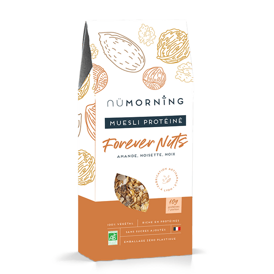 Nümorning -- Muesli protéiné forever nuts bio - boîte 300 g