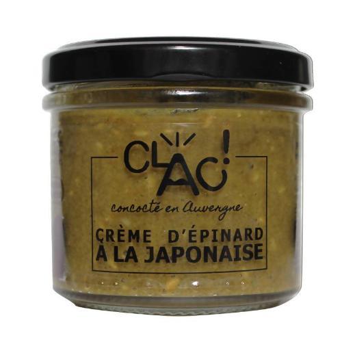 Clac -- Crème d'épinard à la japonaise bio - 100 g